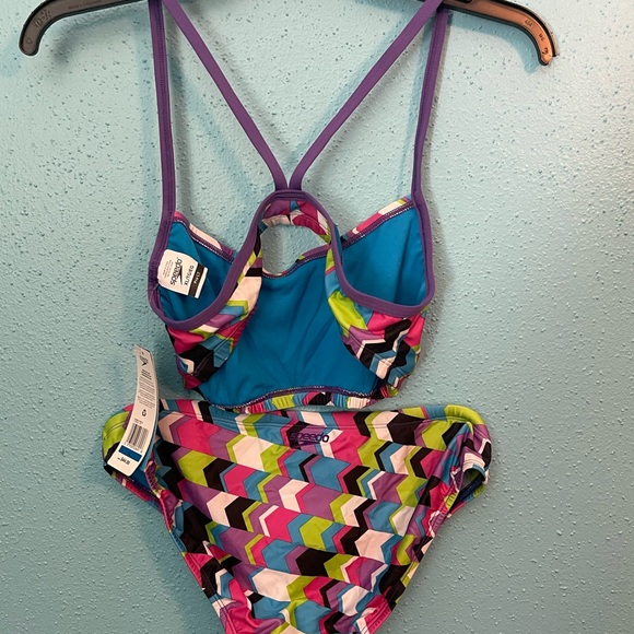 Speedo Geo Playtime 2 PC Electric Purple NEW with tags - Picture 2 of 4